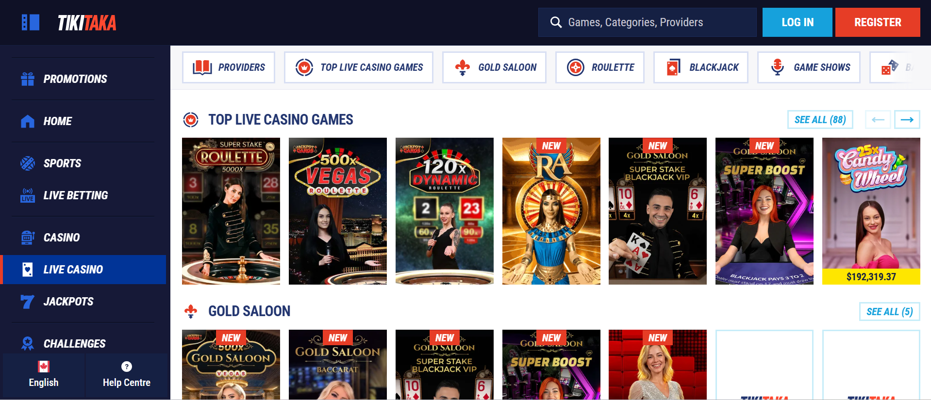 TikiTaka casinosite